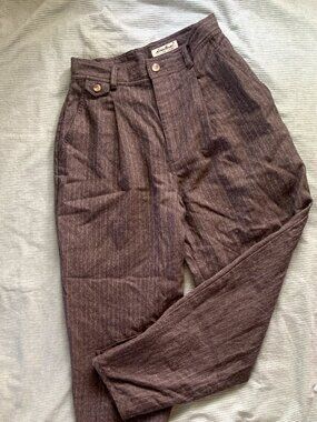 Eddie Bauer Vintage Brown Wool Trousers - 10/6